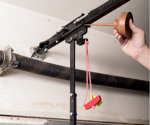 GARAGE DOOR BROKEN SPRING REPAIR